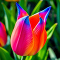 Limited Supply! 1/5/10 starfire tulip seeds beautiful distinct colors fall planting(1 Seeds)