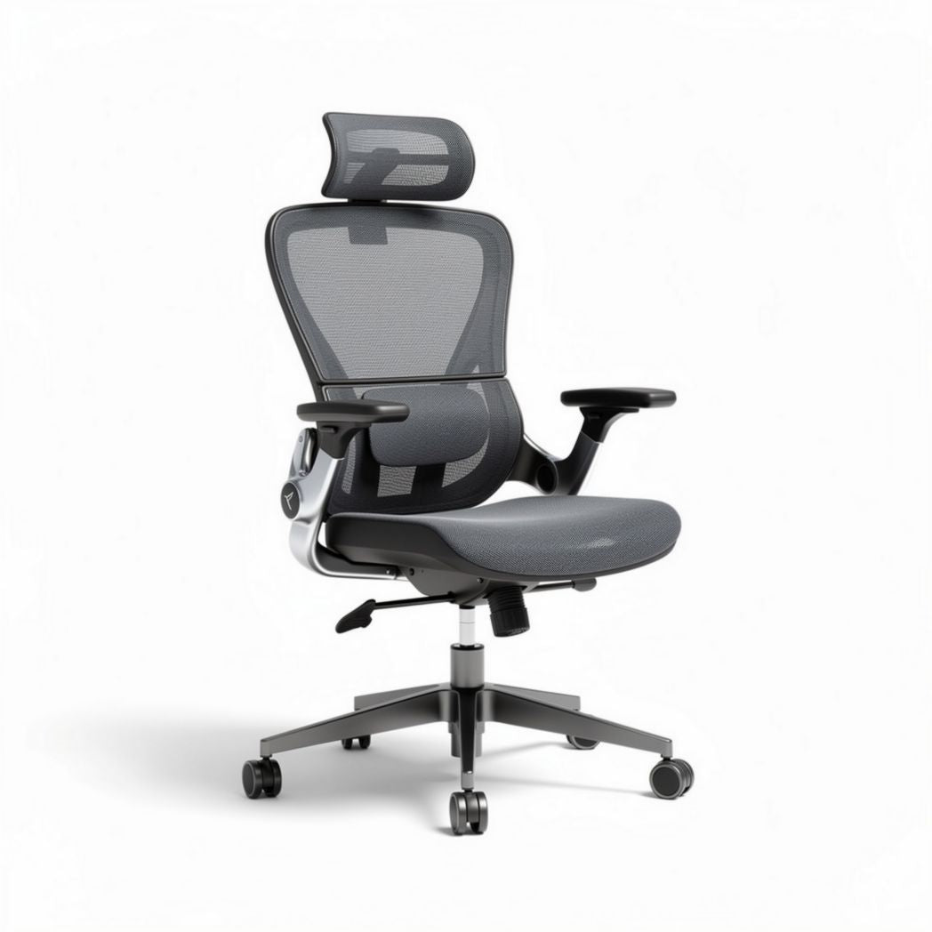 Mesh Ergonomic Office Chair for Comfortable Seating with Armrests – 45 x 50 x 105cm