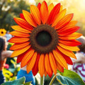 30 Orange Sunflower Seeds autumn Beauty organic Tall Rare garden planting