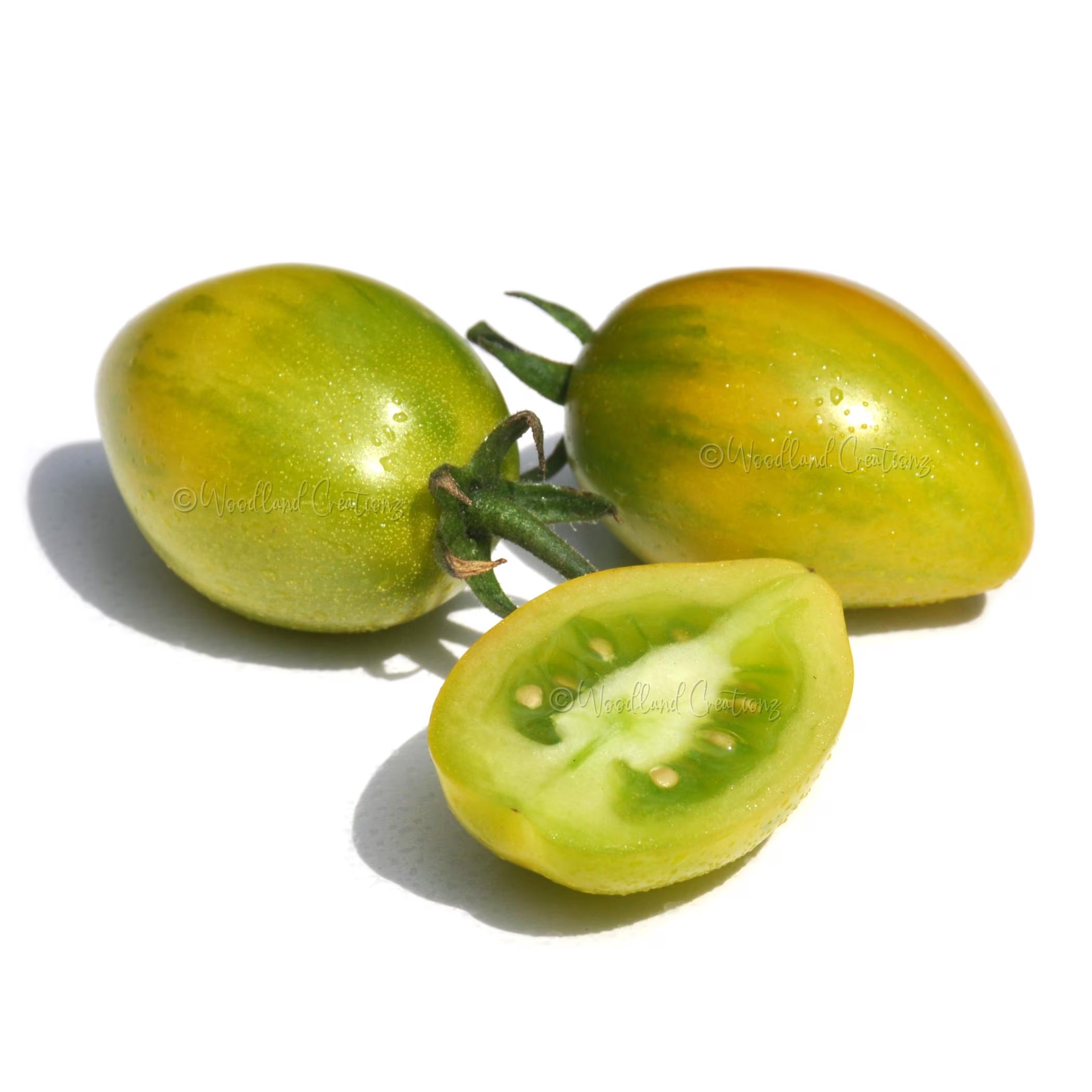 Jewel Beetle Tomato Seeds: Sweet Green Micro Dwarf Variety