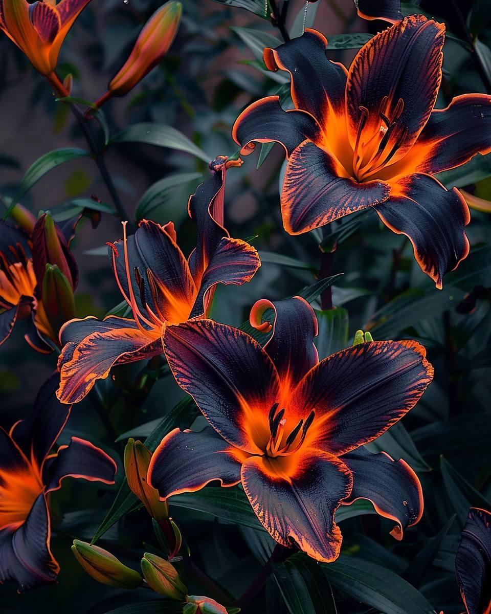 6/30/60 Burning Embers Lily seeds Limited time only. Summer, spring, fall planting. Rare, beautiful flower plant.(6 Seeds)
