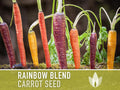 Rainbow Carrot Heirloom Seeds - Atomic Red, Bambino Orange, Cosmic Purple, Lunar White, Solar Yellow, Rainbow Blend, Non-GMO